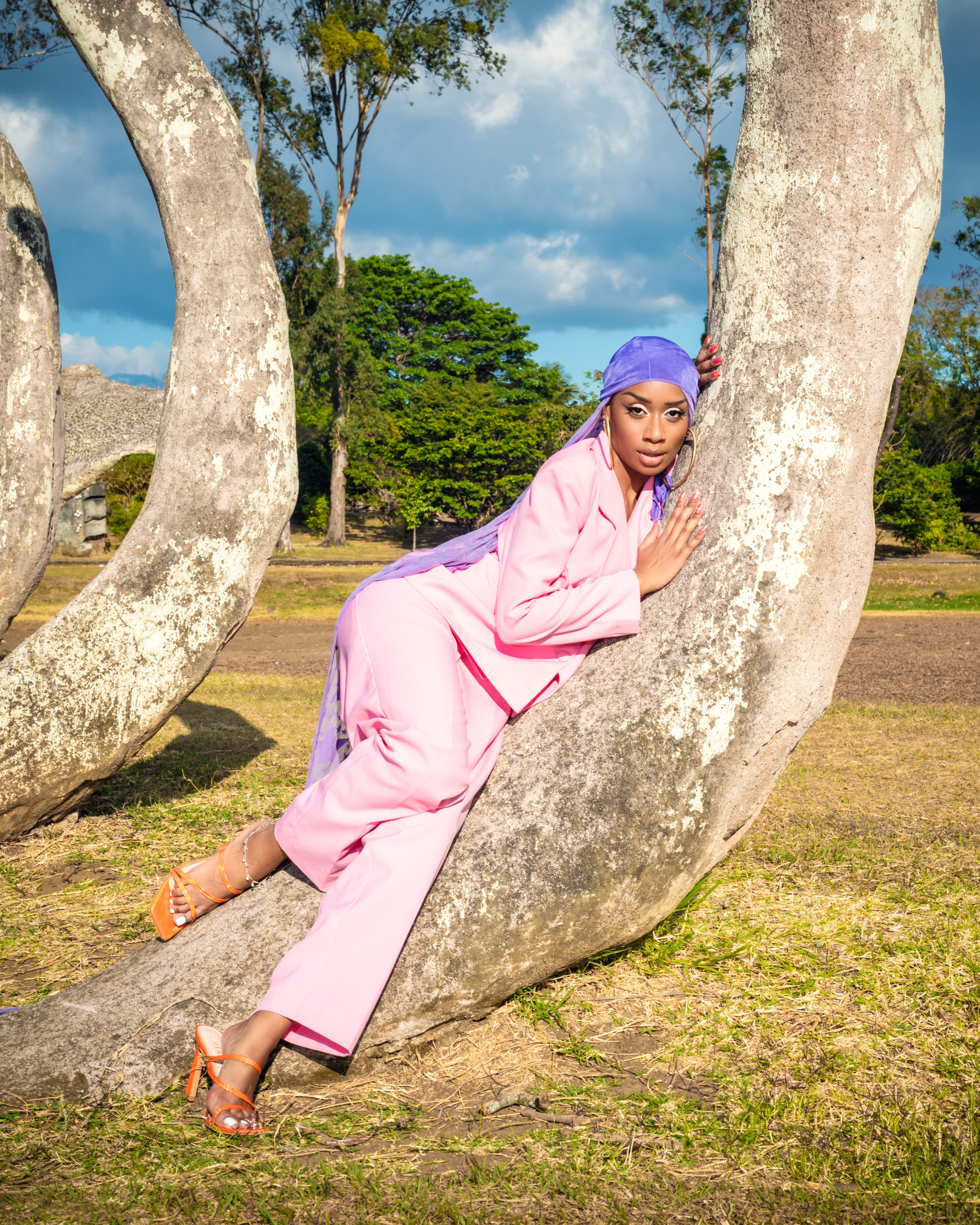 Brenda Washington en sesión urbana