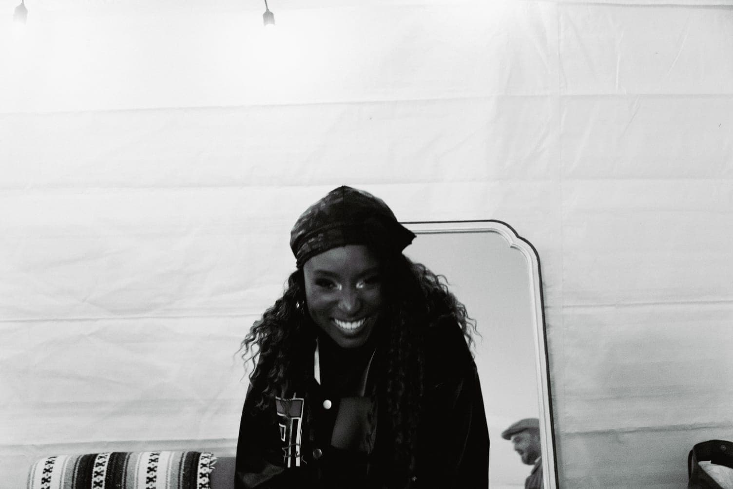 Modelo Stepdavis con durag Snake Mafia